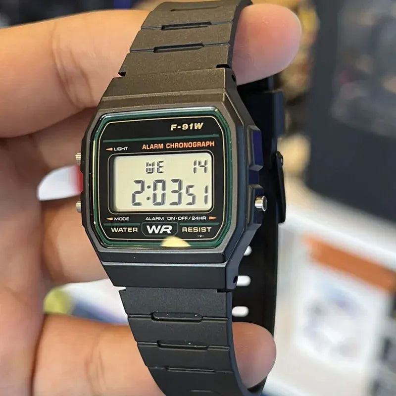 Luxury LED Digital Watches for Men Stainless Steel Gold Sliver Electronic Watch Fashion Business Mens Watch relogios masculino